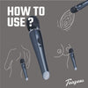 Teazers – Black Lightning Wand Vibrator – Zwart - Afbeelding 3