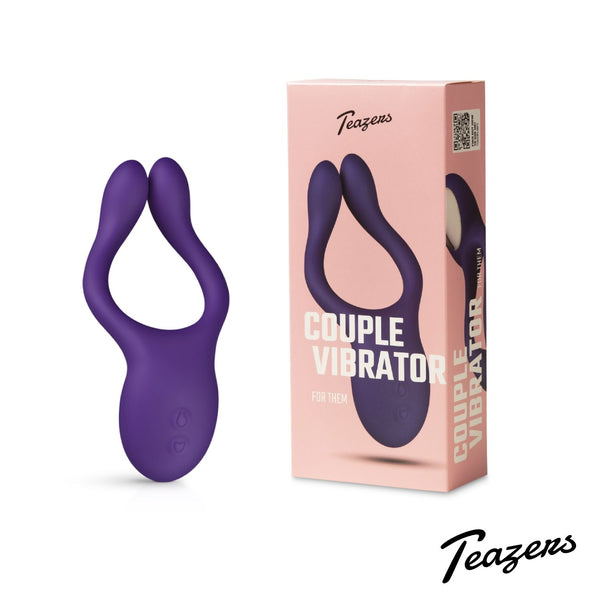 Teazers – Partner Multifun Koppelvibrator – Paars - Afbeelding 2