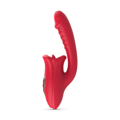Teazers Dildo met Clitoris Stimulator | Waterproof | USB Oplaadbaar | 20 Standen