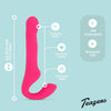 Teazers Strapless Strap On Vibrator - Roze - Afbeelding 3