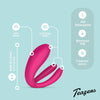 Teazers Koppel vibrator met Afstandsbediening - Afbeelding 5