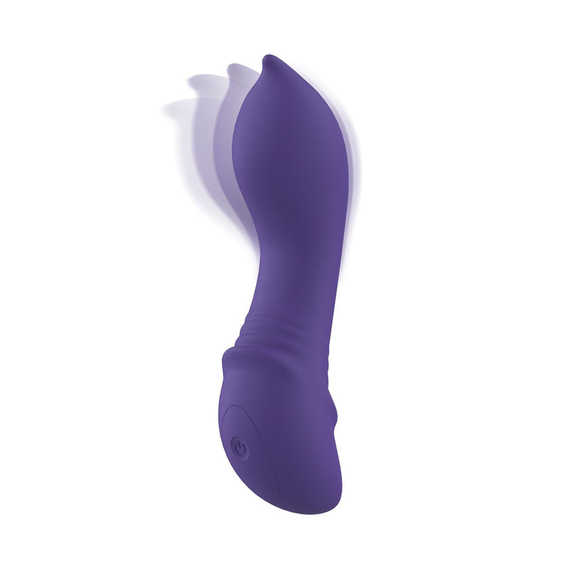 Teazers – Curling Mini Vibrator – Midnight Violet