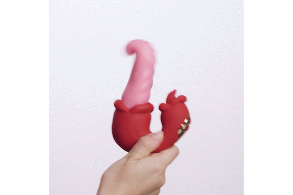 Teazers – Double Tongue Vibrator – Roze - Afbeelding 2